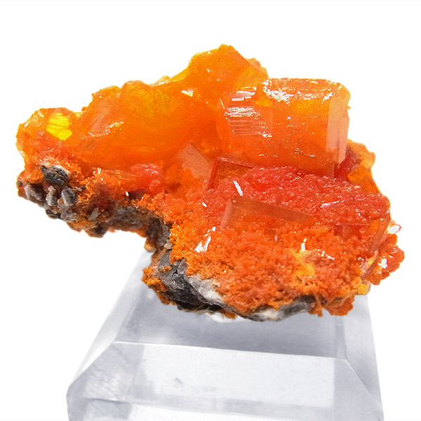ウルフェナイト(モリブデン鉛鉱)×ミメタイト USA・アリゾナ産 原石